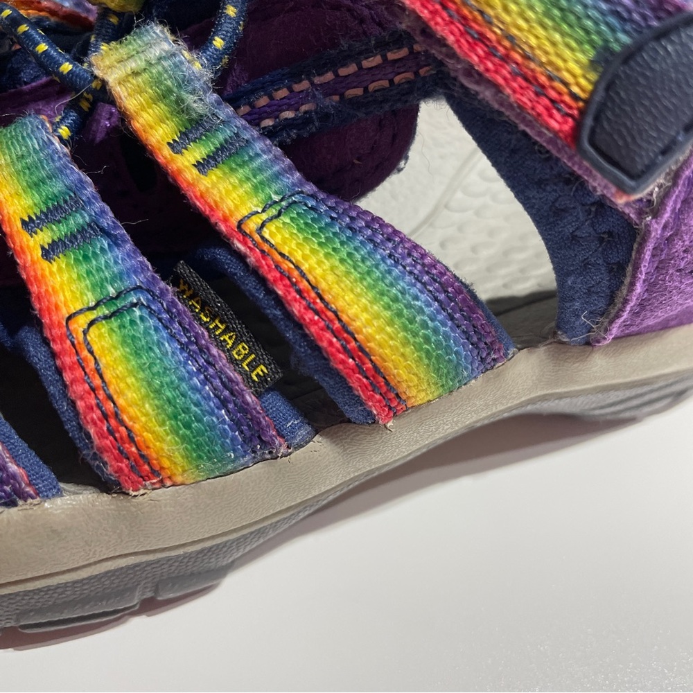 KEEN Kids Girl's Newport H2 Closed Toe Water 11 Toddler Sandals Purple Multi - Picture 8 of 10